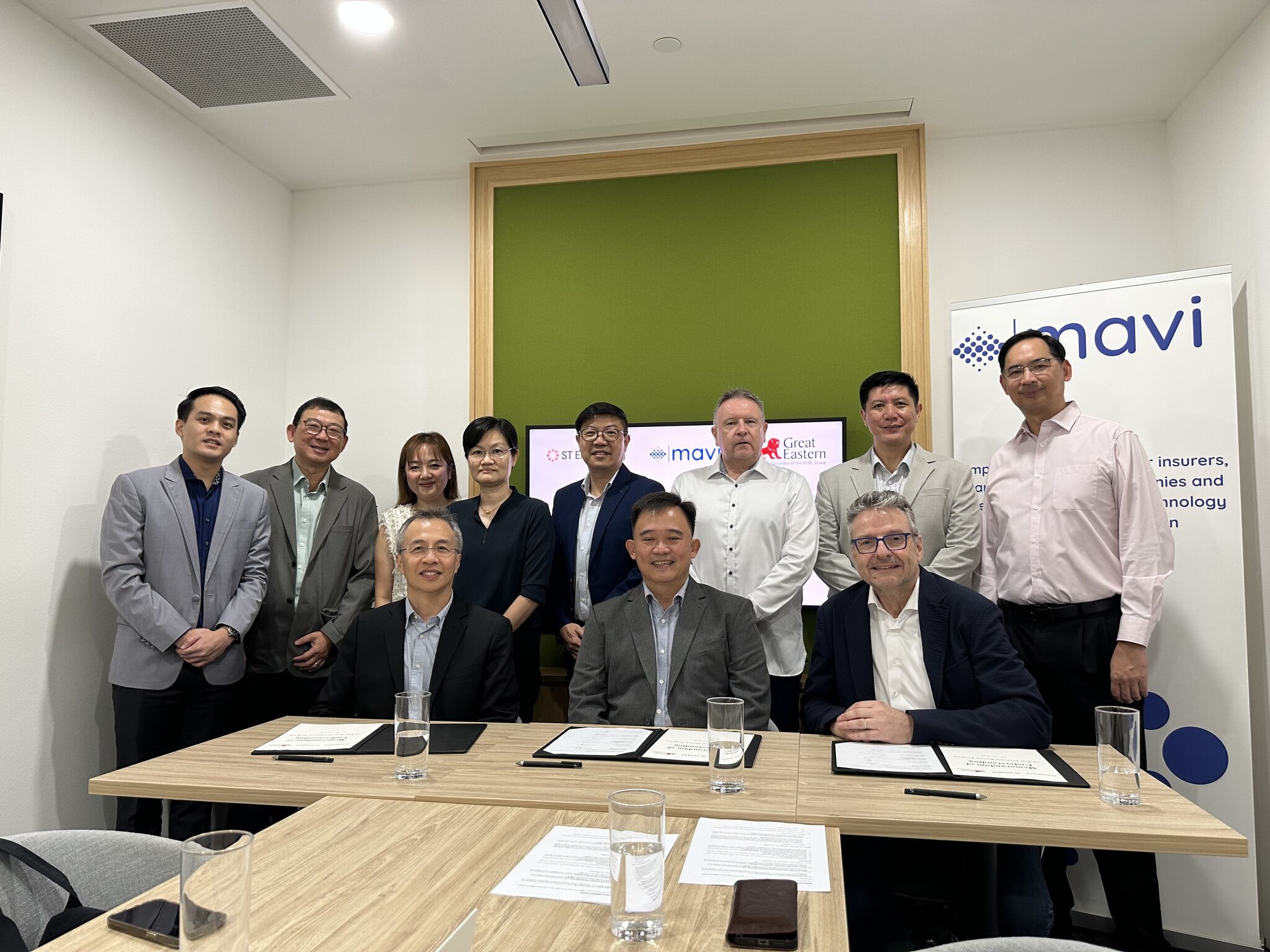 Mavi Group team at a partnership signing